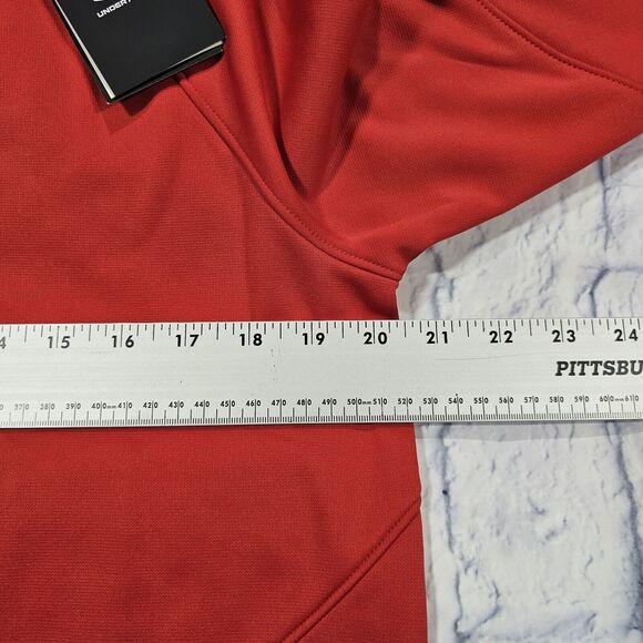 Utah Utes University Under Armour WOMENS SZ M Sweatshirt Red - Picture 4 of 10